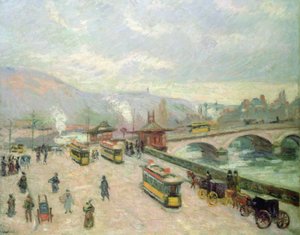 ルーアンのポンコルネイユ、1898年 作： Jean Baptiste Armand Guillaumin
